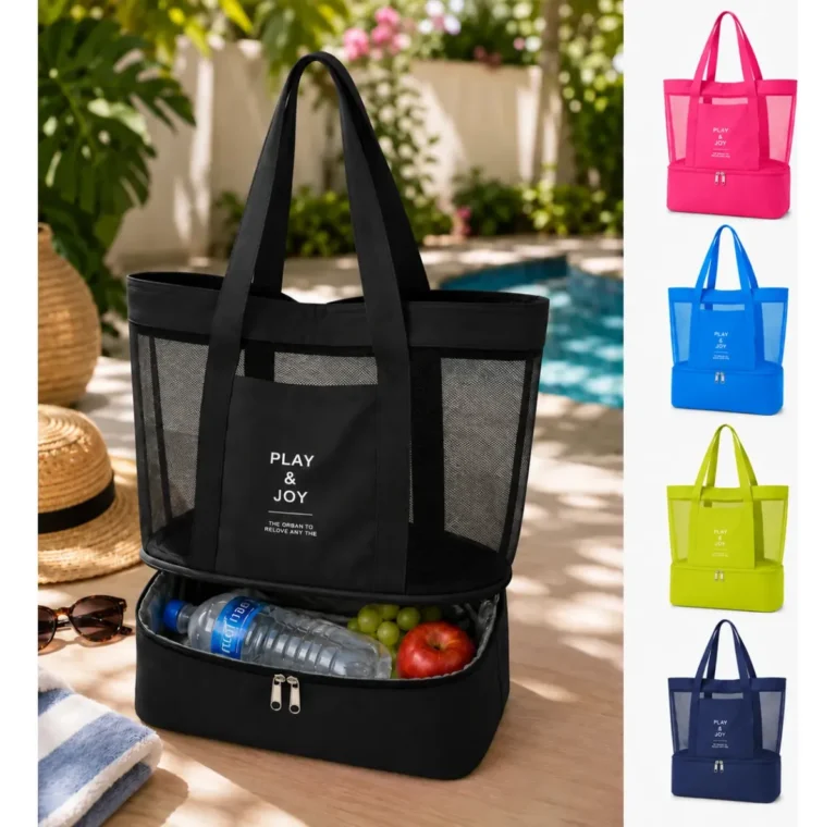 Bolsa de praia Play & Joy em náilon