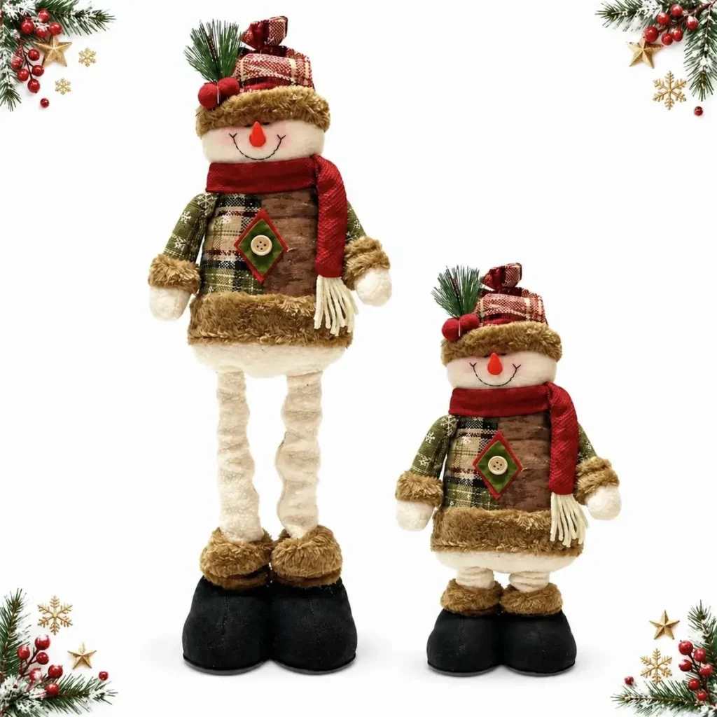 Boneco natalino retrátil — modelo a escolher