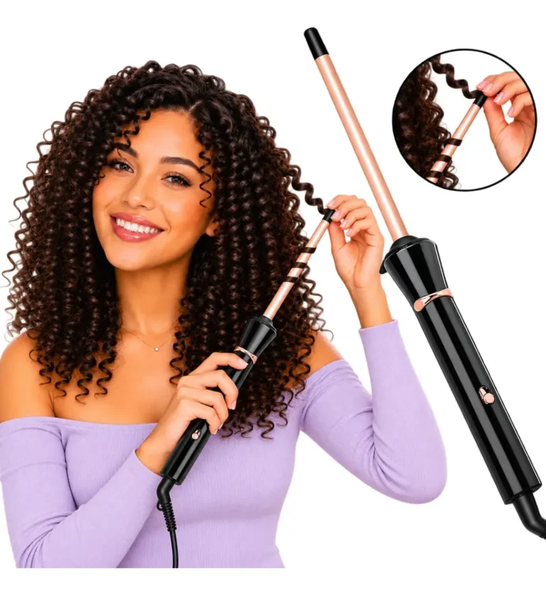 Modelador de cachos com barril de 9 mm