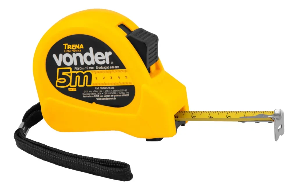 Trena Vonder de aço com 5 m