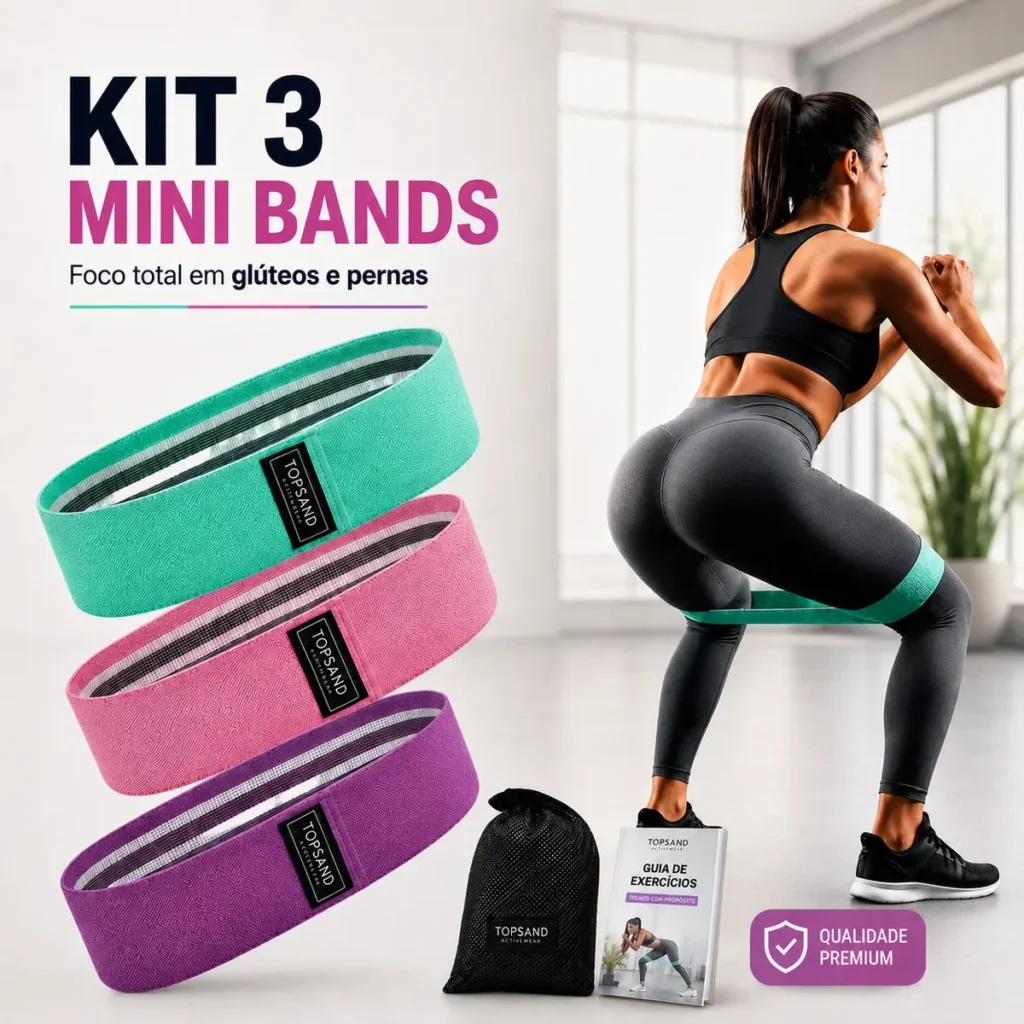 Kit TOPSAND com três mini bands