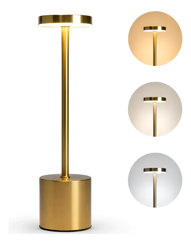Luminária de mesa USB com toque