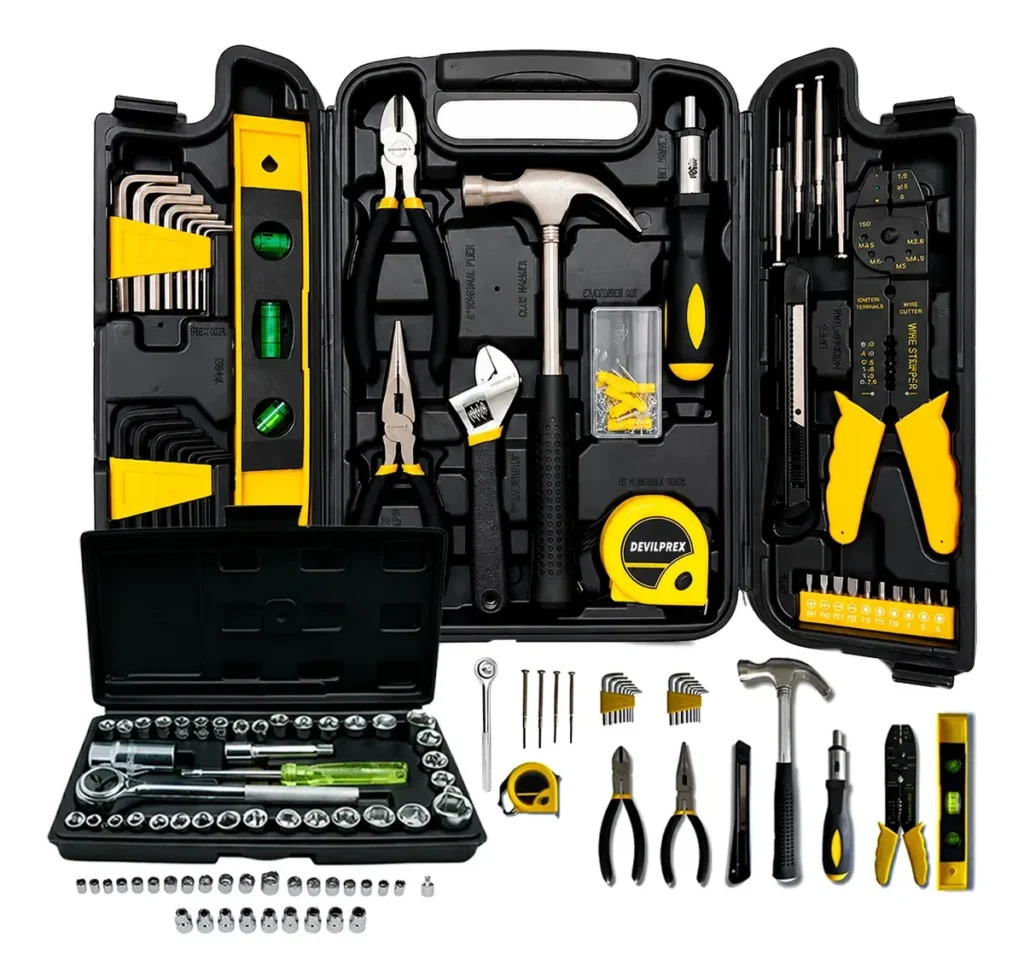DEVILPREX com conjunto de 129 + 40 peças