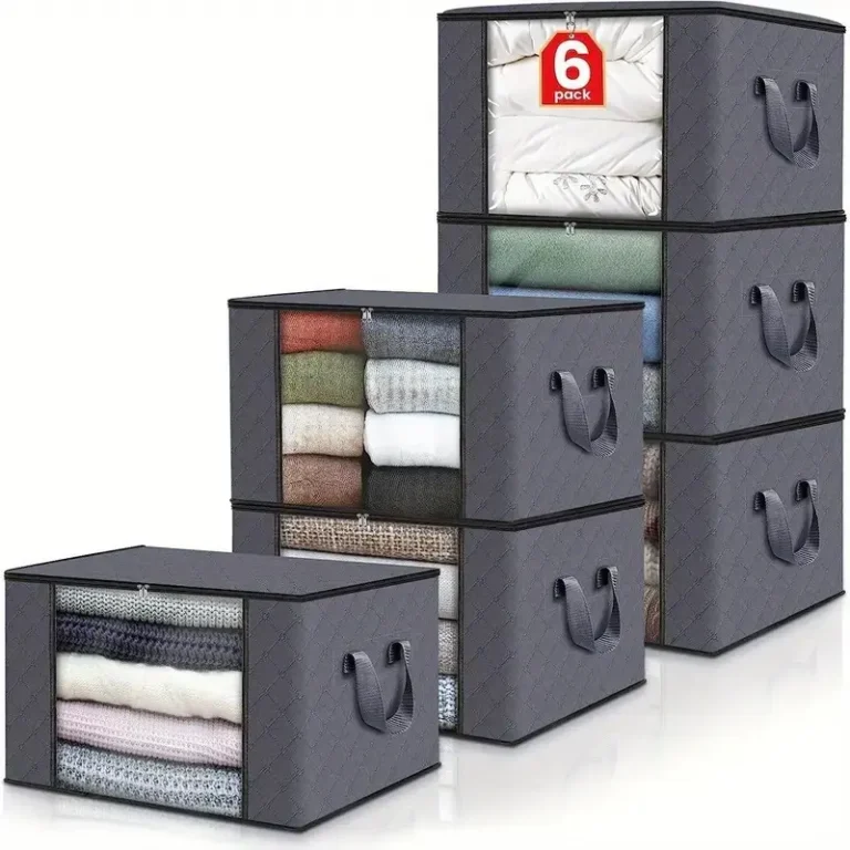 Kit com 6 sacos para roupas de cama