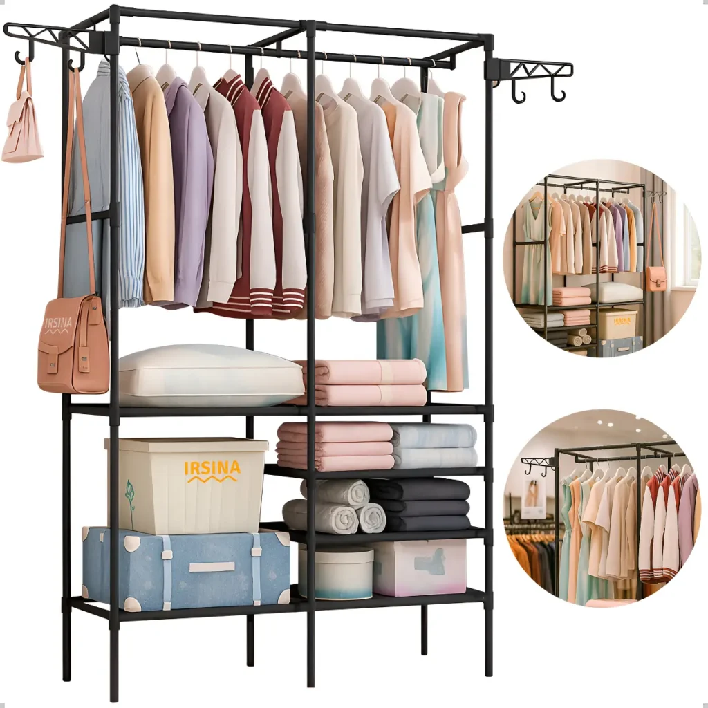 Closet aberto IRSINA com duas divisórias