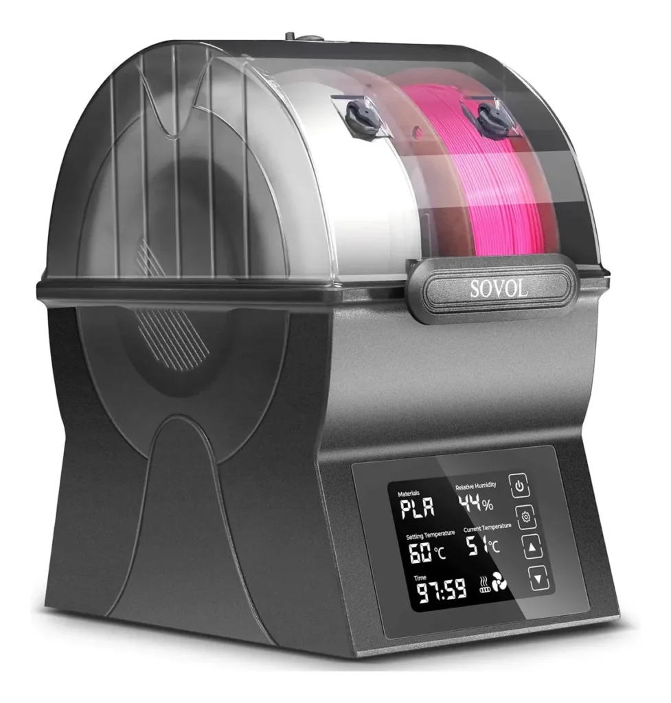 Caixa secadora SH02 para dois rolos de filamento — 127 V