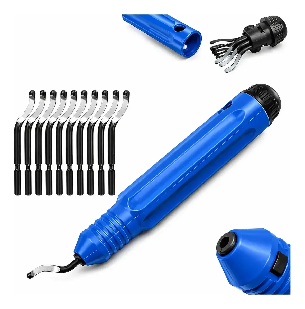 Rebarbador Kaza tipo caneta com 10 lâminas extras