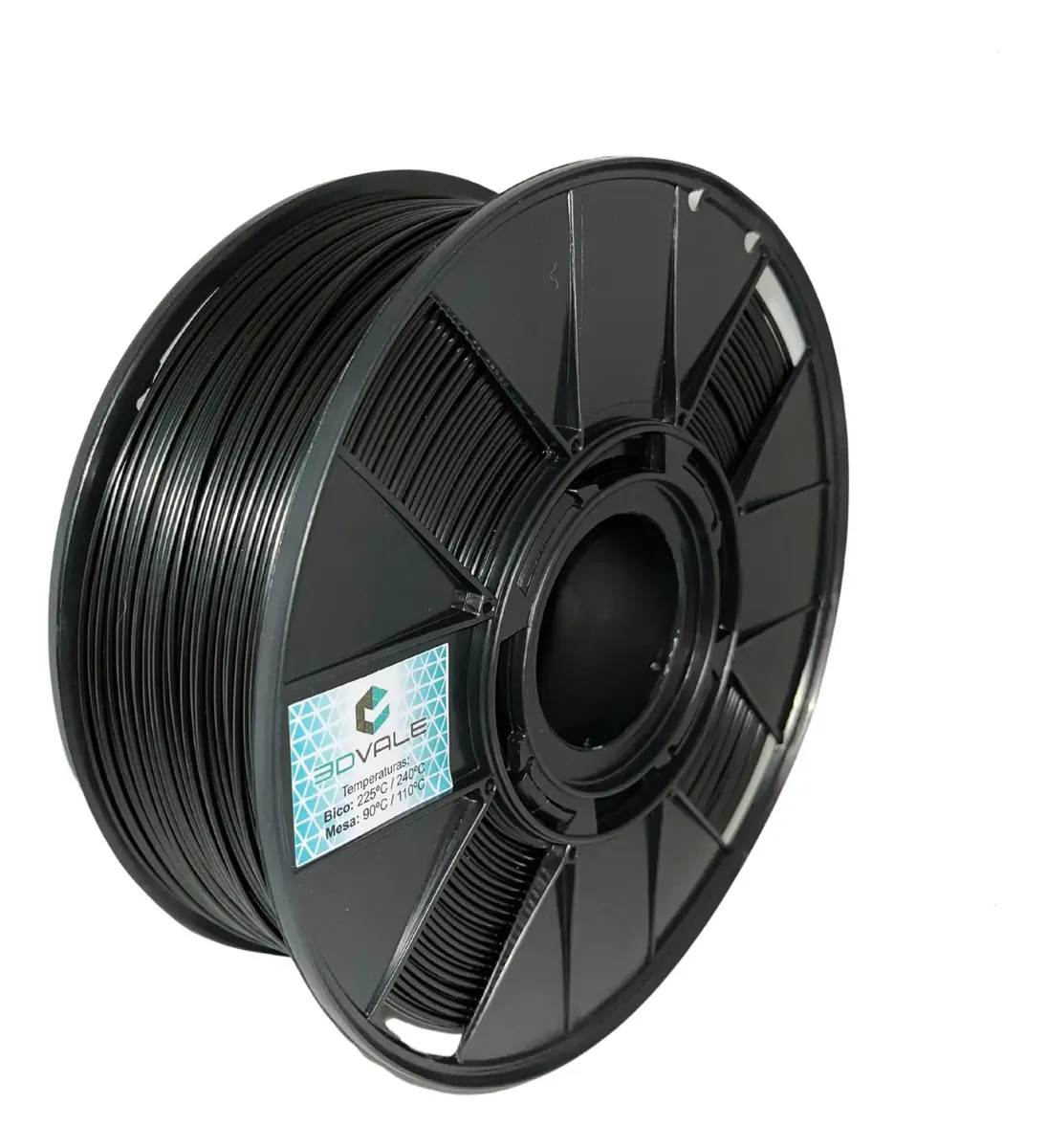 3DVALE ABS preto de 1 kg