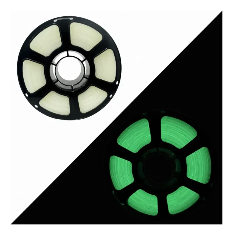 FusionX PLA fosforescente verde de 1 kg