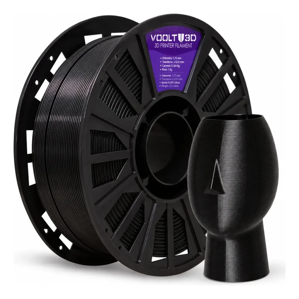 Voolt3D PETG HF preto de 1 kg