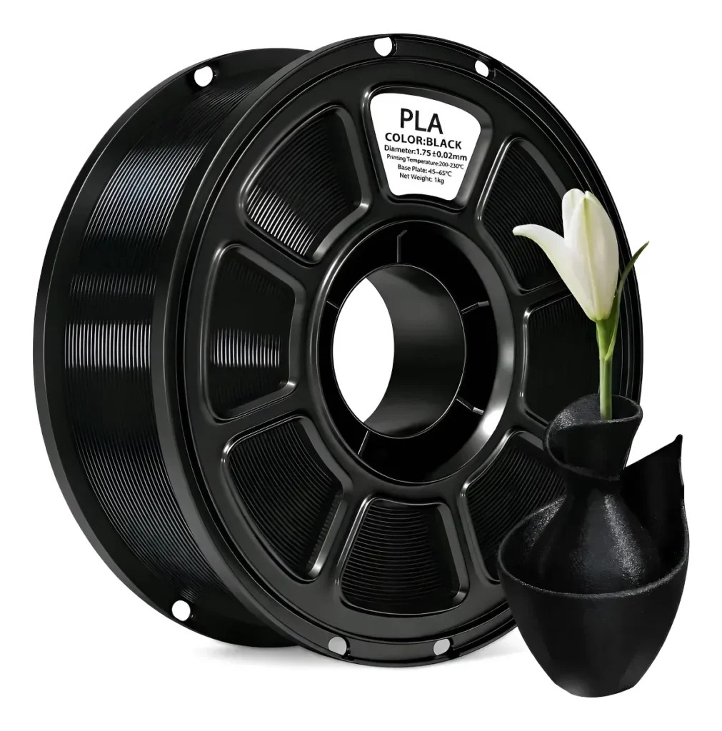 Filamento PLA genérico de 1 kg e 1,75 mm