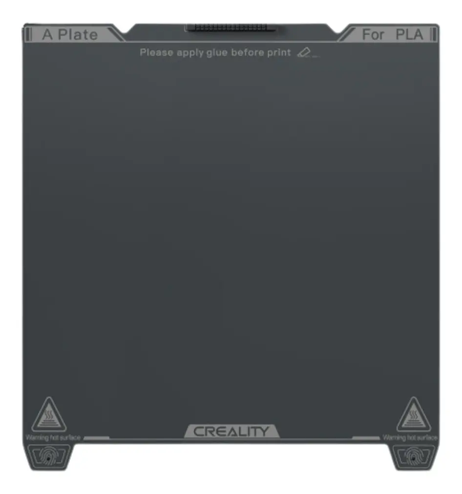 Placa Creality lisa K1C de 235 × 235 mm